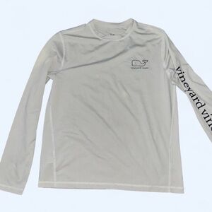 Vineyard Vines Kids Swim Rashguard - White